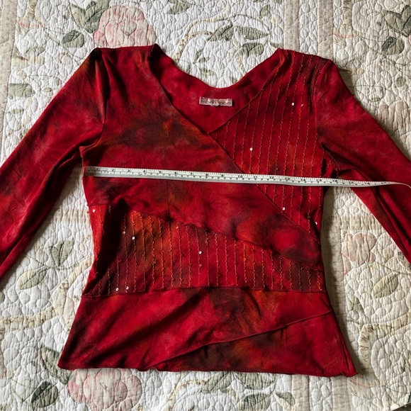 Vintage Y2K 3/4 Length Sleeve Top - Picture 4 of 4